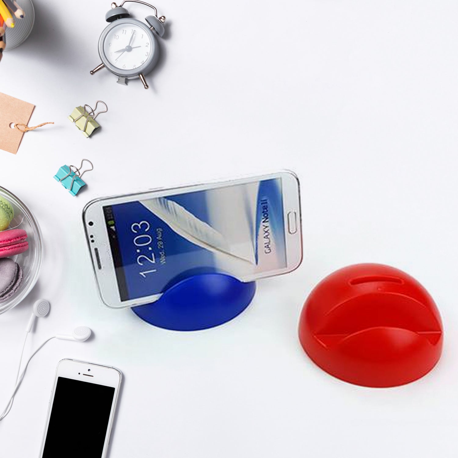 2in1 Abs Plastic Phone Holder Phone Stand With Coin Bank (1 Pc) 2in1 Abs Plastic Phone Holder Phone Stand With Coin Bank (1 Pc)
